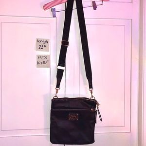 juicy couture black leather crossbody bag💘